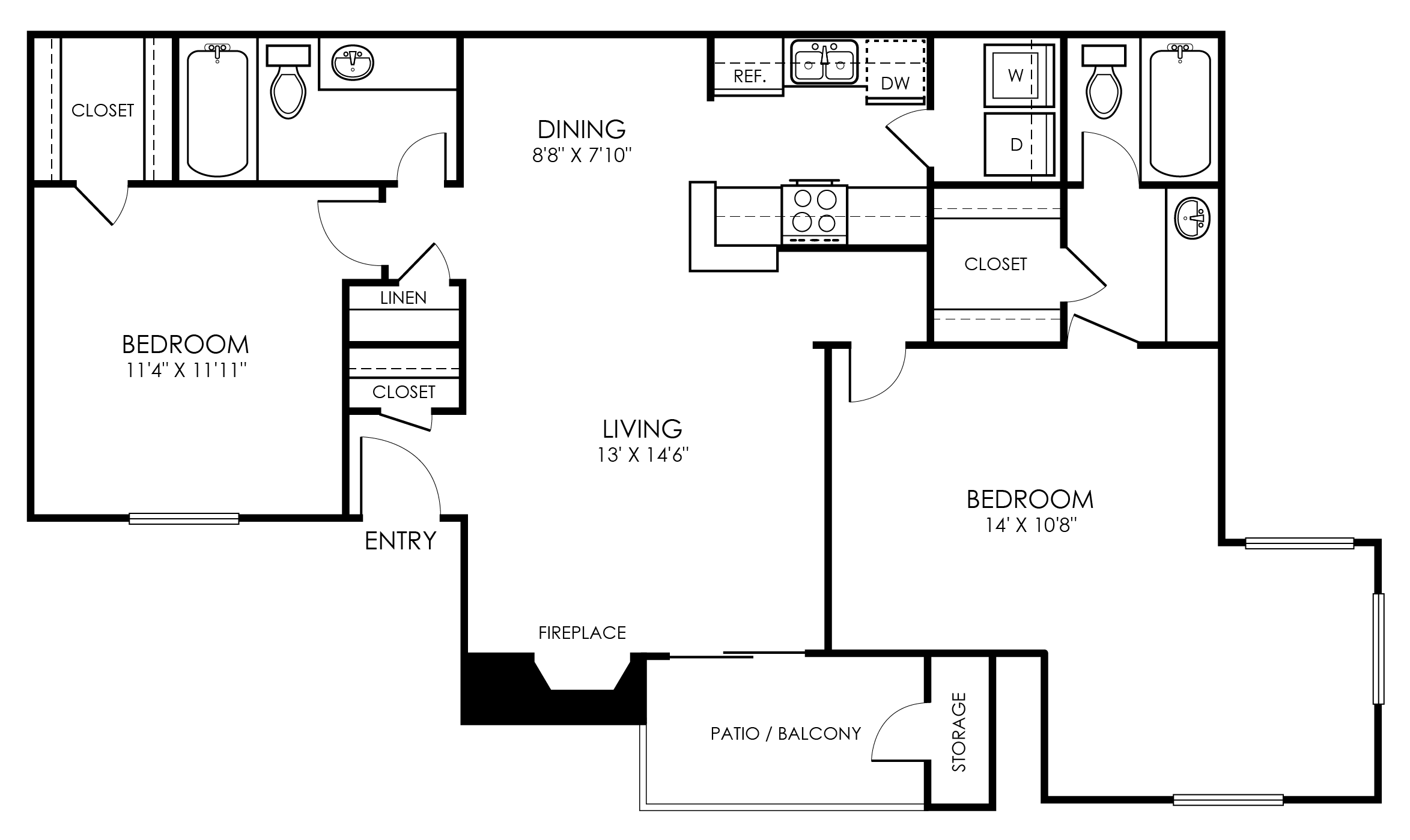 Apartments in Far North Dallas Explore Richmond's Floorplans